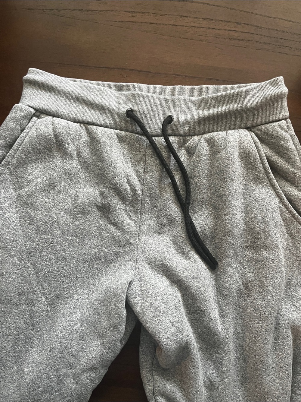 Seven Oaks S Light Grey Sherpa lined winter jogger pants